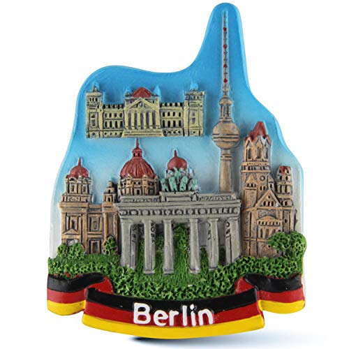 3D Magnet Berlin | Skyline | Kühlschrank-Magnet | typisches Souvenir | Design Made in Berlin von United1871