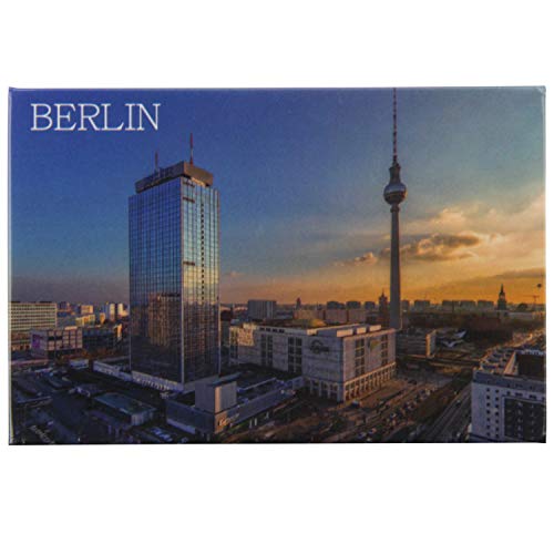 Kühlschrank-Magnet Berlin Alexanderplatz | Starker Halt | Foto-Magnet 8 x 5,5 cm | typisches Souvenir von United1871