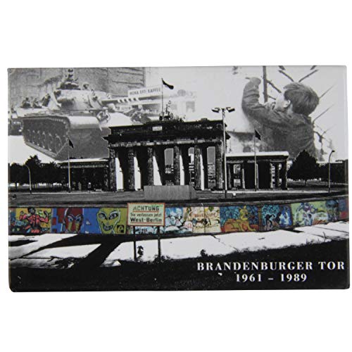 Kühlschrank-Magnet Berlin | Brandenburger Tor | Graffiti | Starker Halt | Foto-Magnet 8 x 5,5 cm | typisches Souvenir von United1871