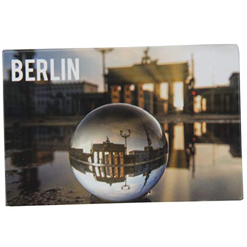 Kühlschrank-Magnet Berlin | Brandenburger Tor | Starker Halt | Foto-Magnet 8 x 5,5 cm | typisches Souvenir von United1871