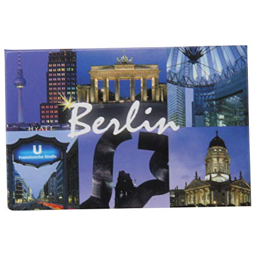 Kühlschrank-Magnet Berlin | Französische Strasse | Starker Halt | Foto-Magnet 8 x 5,5 cm | typisches Souvenir von United1871