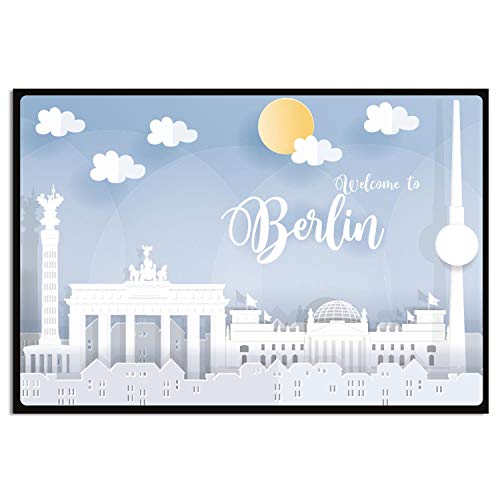 Kühlschrank-Magnet Berlin | Skyline Illustration | Starker Halt | Foto-Magnet 8 x 5,5 cm | typisches Souvenir Kühlschrank-Magnet Berlin | Skyline Illustration | Starker Halt | Foto-Magnet 8 x 5,5 cm | typisches Souvenir von United1871