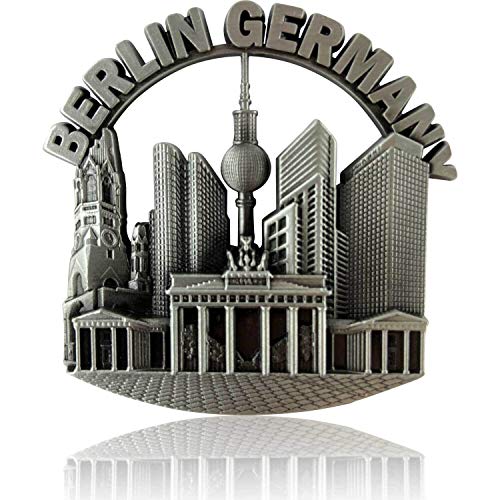 Metall-Magnet BERLIN | typisches Hauptstadt Souvenir | Kühlschrankmagnet | Designed in Germany von United1871