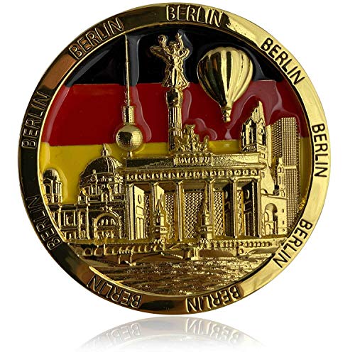 Metall-Magnet BERLIN | typisches Hauptstadt Souvenir | Kühlschrankmagnet | Designed in Germany von United1871