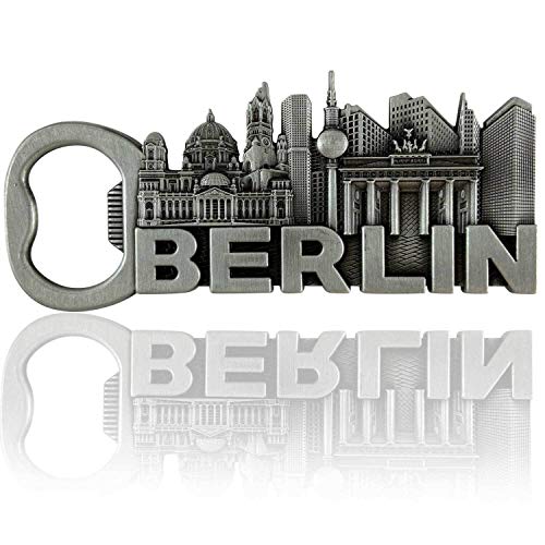 Metall-Magnet BERLIN | typisches Hauptstadt Souvenir | Kühlschrankmagnet | Designed in Germany von United1871