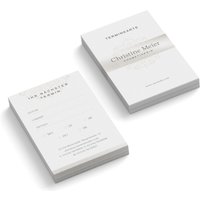 Terminkarte Weiß | Personalisierte Terminkarten Drucken Anpassung Mit Ihren Daten Verschiedene Designs Für Praxis, Salon, Studio Im Shop Terminkarte Weiß | Personalisierte Terminkarten Drucken Anpassung Mit Ihren Daten Verschiedene Designs Für Praxis, Salon, Studio Im Shop von UnitedprintSE