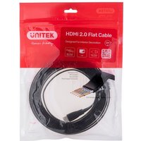 Unitek C11063BK-5M HDMI 2.0 Kabel 4K60HZ FLACH 5M Unitek C11063BK-5M HDMI 2.0 Kabel 4K60HZ FLACH 5M von Unitek