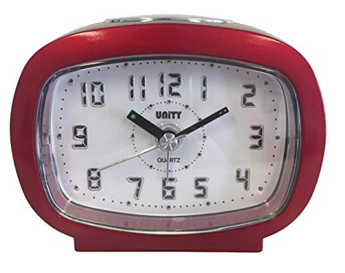 UNITY Clock, Rot,blau, 9 x 7.5 x 4.5cm von Unity