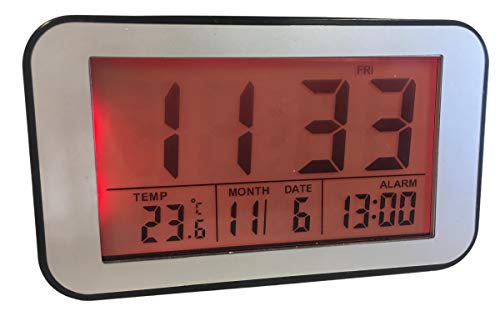 UNITY LCD-Wecker – 49022, Schwarz, 12 x 7 x 5 cm UNITY LCD-Wecker – 49022, Schwarz, 12 x 7 x 5 cm von Unity