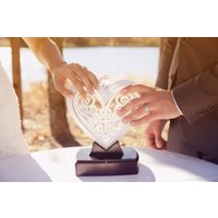 Perlen-Weiße Hochzeit Einheits-Herz Elegante Zeremonie Alternative von UnityCross