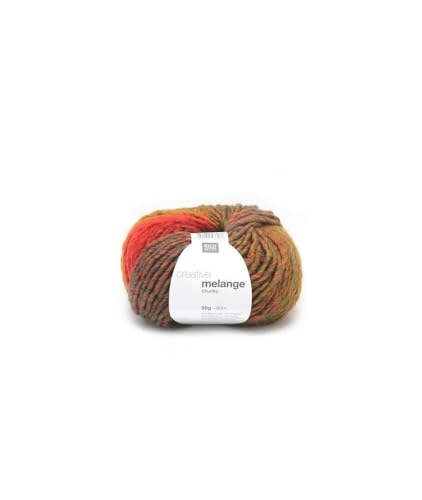 Rico Creative Melange Chunky Fb. 39, Wolle Nadelstärke 6 – 7 mm mit Farbverlauf | (Grundpreis [D] 9,00€/100g) von Universal Yarn