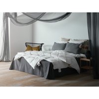 Universe of sleeping Kunstfaserbettdecke "Pegasus, pflegeleicht, Allergikergeeignet, 3 Wärmekl., Made in Denmark", normal, Füllung Mischung aus 50% Polyesterfasern & 50% Europäische Feder-Daunenfüllung, (1 St.) von Universe Of Sleeping