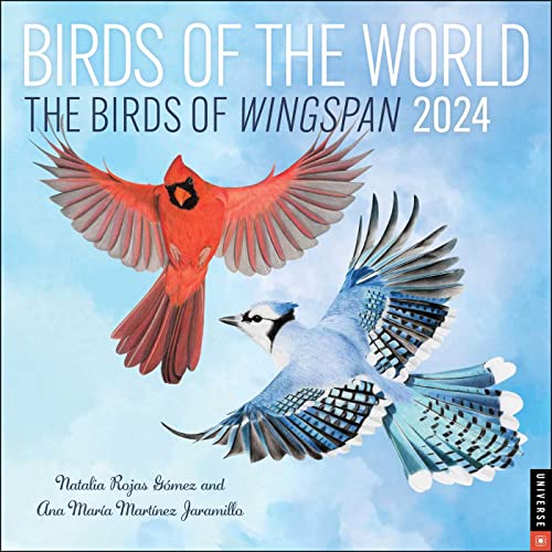 Birds of the World: The Birds of Wingspan 2024 Wall Calendar von Rizzoli Universe