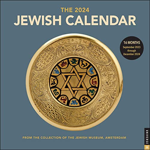 The Jewish Calendar 2023–2024 (5784) 16-Month Wall Calendar: Original Universe-Kalender [Mehrsprachig] [Kalender] (Wall-Kalender) von Rizzoli Universe