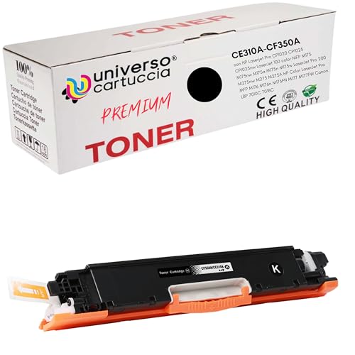 universo cartuccia - 126A 130A CE310A CF350A Toner kompatibel mit HP Laserjet Pro 100 Color MFP M175 M175A M175nw M176 M176FN M177 M177FW M275 M275NW CP1025 CP1025nw von universo cartuccia