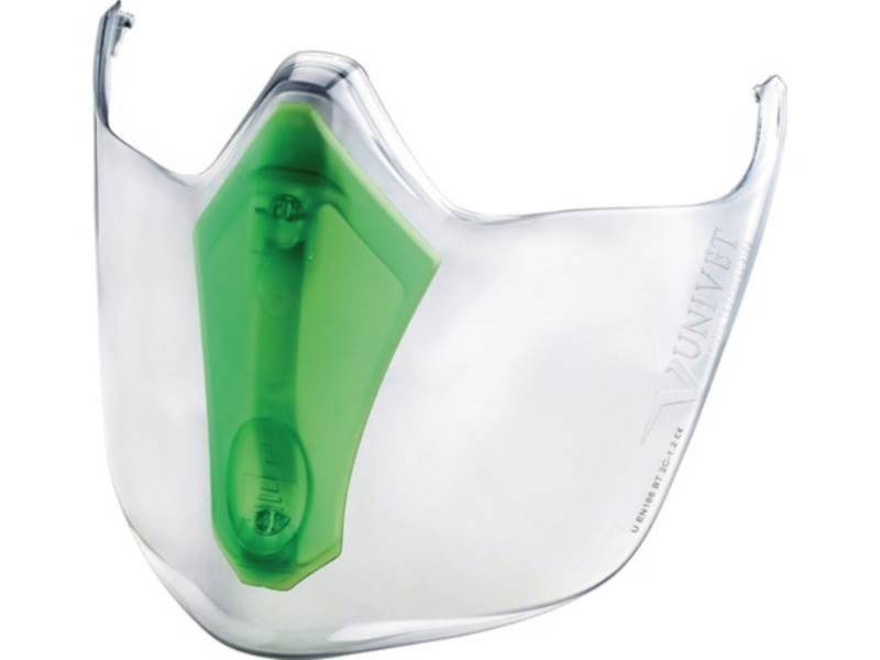 Univet Halter UNIVET 6X3F.01.00 Visier 6x3 Polycarbonat Visier: getönt einstellbare von Univet