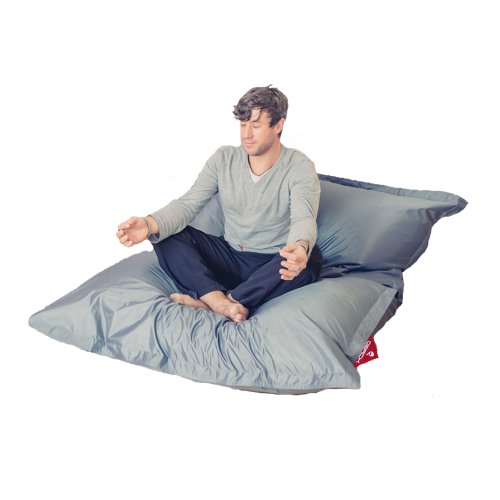 QSack Outdoor Sitzsack XXL, Deutscher Qualitätsfüllung, 140x180 cm (Dunkelgrau) von "Univok"