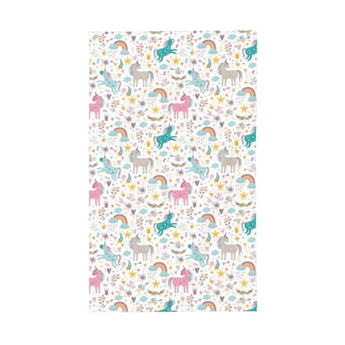 Einhörner rosa Druck Outdoor dekorative Flagge Duty Flagge Indoor Display Hof Jahreszeiten Urlaub Dekorationen Einhörner rosa Druck Outdoor dekorative Flagge Duty Flagge Indoor Display Hof Jahreszeiten Urlaub Dekorationen von Unkhtt