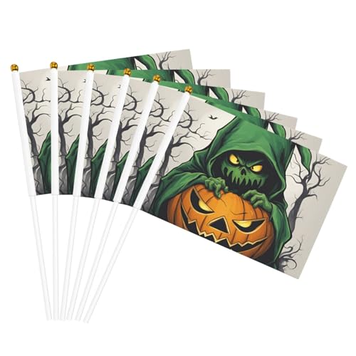 Grüner Geist Horror Halloween Kürbis 1 Druck Handflagge Leichte Flaggen Partys Events Jubiläum Dekor Verschiedene Anlässe Grüner Geist Horror Halloween Kürbis 1 Druck Handflagge Leichte Flaggen Partys Events Jubiläum Dekor Verschiedene Anlässe von Unkhtt
