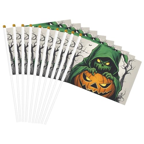 Grüner Geist Horror Halloween Kürbis 1 Druck Handflagge Leichte Flaggen Partys Events Jubiläum Dekor Verschiedene Anlässe Grüner Geist Horror Halloween Kürbis 1 Druck Handflagge Leichte Flaggen Partys Events Jubiläum Dekor Verschiedene Anlässe von Unkhtt