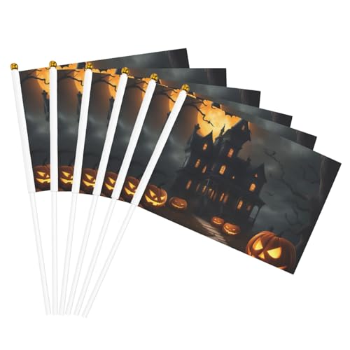 Halloween-Horror-Druck, Handflagge, leichte Flaggen, Partys, Veranstaltungen, Jubiläumsdekoration, verschiedene Anlässe Halloween-Horror-Druck, Handflagge, leichte Flaggen, Partys, Veranstaltungen, Jubiläumsdekoration, verschiedene Anlässe von Unkhtt