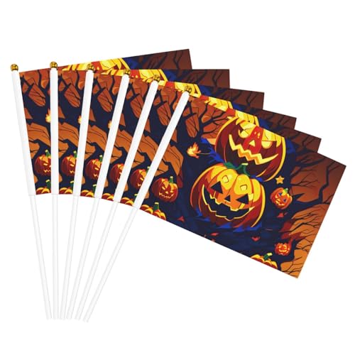 Halloween-Kürbis-Druck, Handflagge, leichte Flaggen, Partys, Veranstaltungen, Jubiläumsdekoration, verschiedene Anlässe Halloween-Kürbis-Druck, Handflagge, leichte Flaggen, Partys, Veranstaltungen, Jubiläumsdekoration, verschiedene Anlässe von Unkhtt