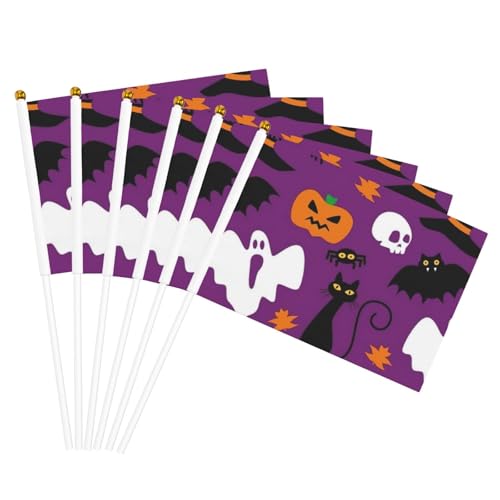 Lila Halloween-Horror-Druck, Handflagge, leichte Flaggen, Partys, Veranstaltungen, Jubiläumsdekoration, verschiedene Anlässe Lila Halloween-Horror-Druck, Handflagge, leichte Flaggen, Partys, Veranstaltungen, Jubiläumsdekoration, verschiedene Anlässe von Unkhtt