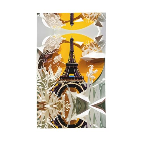 Pariser Eiffelturm-Druck, für den Außenbereich, dekorative Flagge, für den Innenbereich, Hof, Jahreszeiten, Urlaubsdekorationen Pariser Eiffelturm-Druck, für den Außenbereich, dekorative Flagge, für den Innenbereich, Hof, Jahreszeiten, Urlaubsdekorationen von Unkhtt