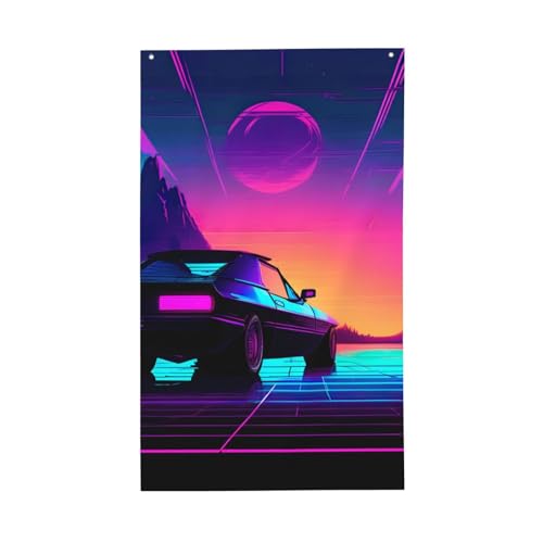 Retrowave Bilder Druck Outdoor Dekorative Flagge Duty Flag Indoor Display Yard Jahreszeiten Urlaub Dekorationen Retrowave Bilder Druck Outdoor Dekorative Flagge Duty Flag Indoor Display Yard Jahreszeiten Urlaub Dekorationen von Unkhtt