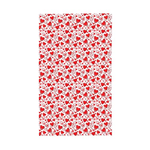 Romantische rote Herz-Druck, für den Außenbereich, dekorative Flagge, für den Innenbereich, Hof, Jahreszeiten, Urlaubsdekorationen Romantische rote Herz-Druck, für den Außenbereich, dekorative Flagge, für den Innenbereich, Hof, Jahreszeiten, Urlaubsdekorationen von Unkhtt