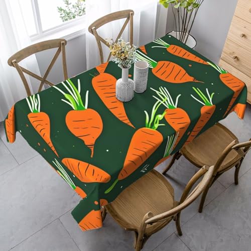 Wasserdichte Tischdecke mit Karottenmuster, wiederverwendbar, für Esszimmer, Party, Hochzeit, Innen- und Außenbereich Wasserdichte Tischdecke mit Karottenmuster, wiederverwendbar, für Esszimmer, Party, Hochzeit, Innen- und Außenbereich von Unkhtt