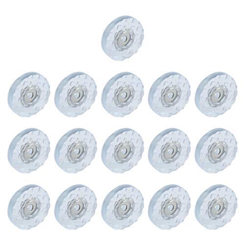 16 Stück 30 mm runde Gummifüße aus Metall Unterlegscheiben für Möbel Tisch Schrank Beinschutz von Unknown