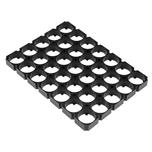 2 Stück 5 x 7 Cell Spacer 18650 Akku Lithium Halterung Kunststoff Halterung für DIY Akku Pack von Unknown