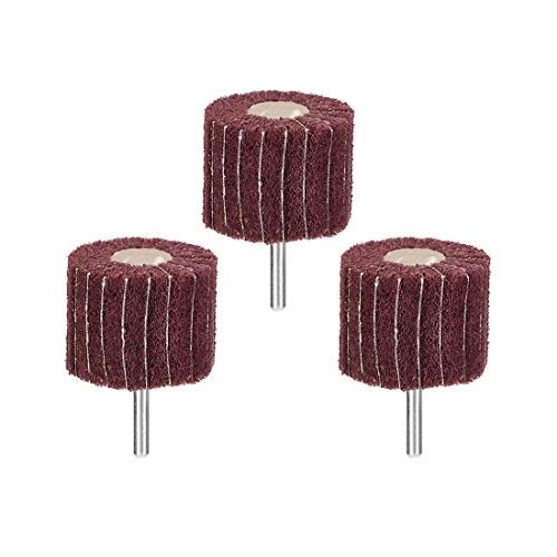 2 x 1,6 x 1/4 Zoll Rollen mit Lamellen, montiert auf Schaft, Polierfelgen, 3 Stück 2 x 1,6 x 1/4 Zoll Rollen mit Lamellen, montiert auf Schaft, Polierfelgen, 3 Stück von Unknown