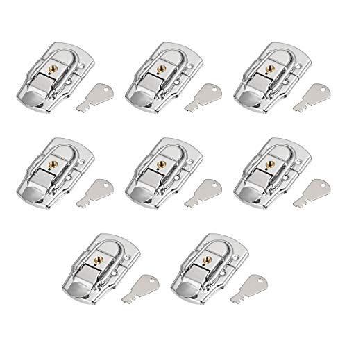 76 mm x 45 mm Metall klein Koffer Schloss Schnappschloss mit Schlüssel 8 Stück 76 mm x 45 mm Metall klein Koffer Schloss Schnappschloss mit Schlüssel 8 Stück von Unknown
