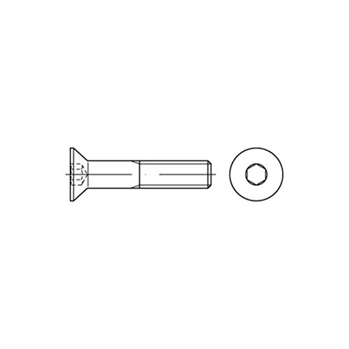 DIN 7991/ISO 10642 Senkschraube 10.9 Stahl M 8 x 60 S blank Innensechskant 200 Stk DIN 7991/ISO 10642 Senkschraube 10.9 Stahl M 8 x 60 S blank Innensechskant 200 Stk von Unknown