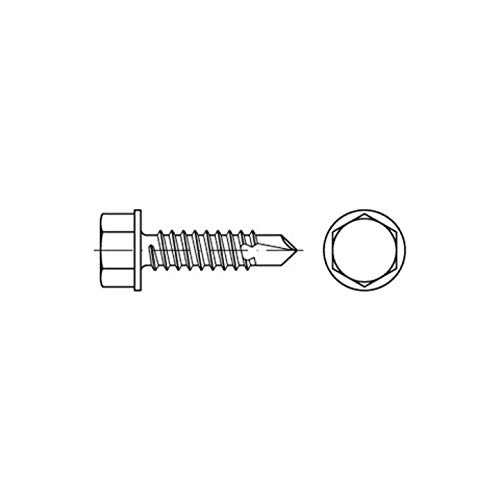 ISO 15480 Sechskant-Bohrschrauben Stahl ST 6,3 x 25 galvanisch verzinkt gal Zn S 500 Stk ISO 15480 Sechskant-Bohrschrauben Stahl ST 6,3 x 25 galvanisch verzinkt gal Zn S 500 Stk von Unknown