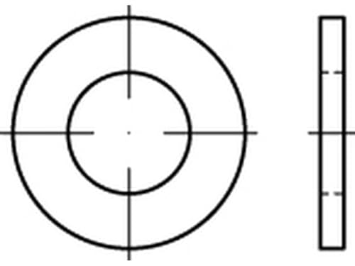 ISO 7089 A 2 200 Flache Scheiben, normale Reihe HV 12 (13 x 24 x 2,5) A 2 K 500 Stk von Unknown