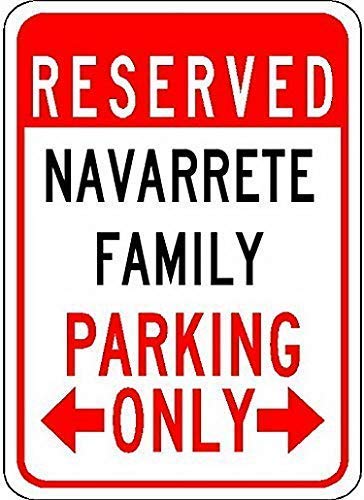 Metall-Blechschild mit Aufschrift "Not Application", Dekoration, Eisenmalerei, 20,3 x 30,5 cm, Navarrete-Familienparkplatz, personalisierter Nachname Metall-Blechschild mit Aufschrift "Not Application", Dekoration, Eisenmalerei, 20,3 x 30,5 cm, Navarrete-Familienparkplatz, personalisierter Nachname von Unknown