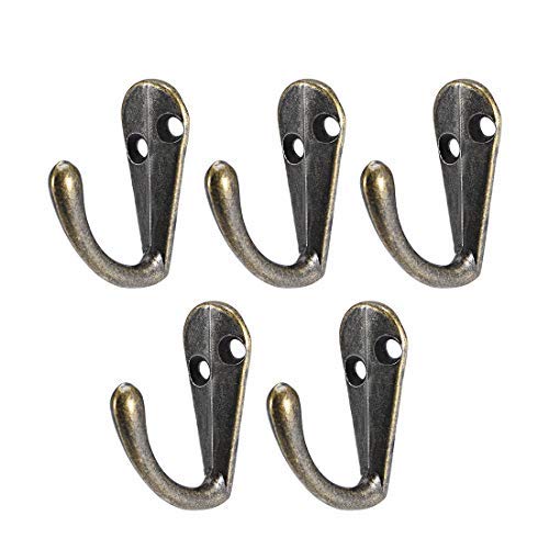 N/A Wandhaken für Kleider, Retro-Stil, einfach, Kleiderbügel, Zinklegierung, bronzefarben, 5 Stück N/A Wandhaken für Kleider, Retro-Stil, einfach, Kleiderbügel, Zinklegierung, bronzefarben, 5 Stück von Unknown