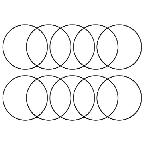 Nitril O-Ring 177mm Innendurchmesser 185mm OD 4mm Breite Dichtungsring Rund 10 Stück von Unknown