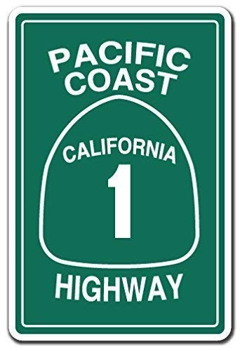 Not Applicable Neuheit Schild Pacific Coast Highway California 1 Road Freeway Cali Street Man Cave Dekoratives 20,3 x 30,5 cm Metall-Blechschild Dekoration Eisenmalerei Not Applicable Neuheit Schild Pacific Coast Highway California 1 Road Freeway Cali Street Man Cave Dekoratives 20,3 x 30,5 cm Metall-Blechschild Dekoration Eisenmalerei von Unknown
