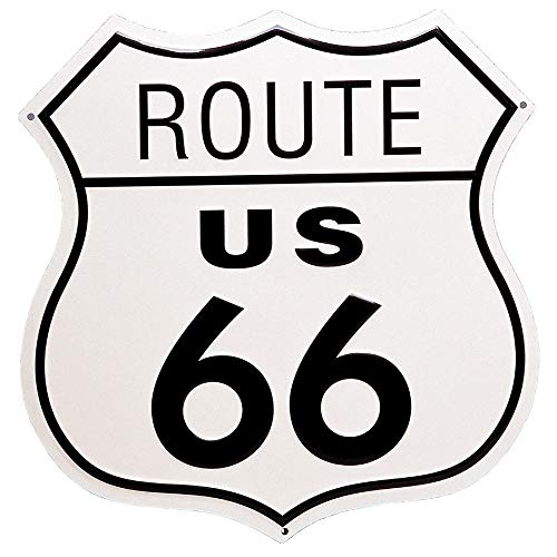 Route 66 Schild Metall Garage Blechschild Wandkunst Plaque Man Cave Garage US Decor von Unknown