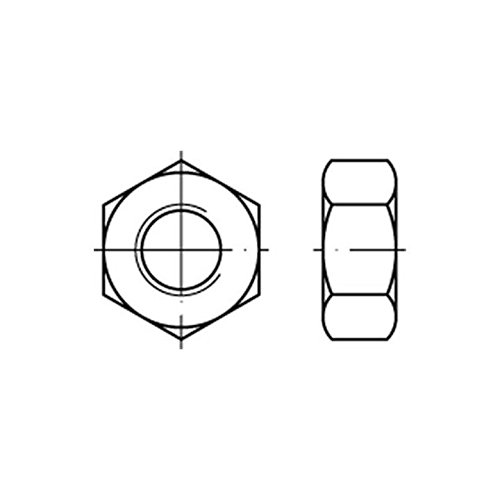 Sechskantmutter DIN 934 M 8 x 1 Messing blank 100 Stk Sechskantmutter DIN 934 M 8 x 1 Messing blank 100 Stk von Unknown
