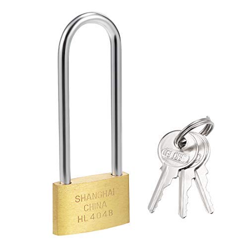 Vorhängeschloss aus Messing, verschiedene Schlüssel, 40 mm langer Bügel, gebürstet und gehärtet Vorhängeschloss aus Messing, verschiedene Schlüssel, 40 mm langer Bügel, gebürstet und gehärtet von Unknown