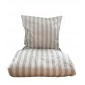 Uno Image omhu – Blok Stripe Bed Linen 140 x 220 cm – Sand (22011121) von Uno Image