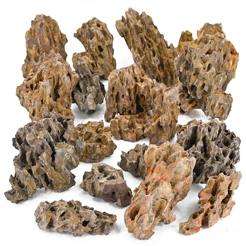 Unocho Aquariensteine Natürlicher Drachenstein 9KG Dekosteine für Aquarien, Landschaftsgestaltung und Modellbecken-Dekoration (5–20 cm) Unocho Aquariensteine Natürlicher Drachenstein 9KG Dekosteine für Aquarien, Landschaftsgestaltung und Modellbecken-Dekoration (5–20 cm) von Unocho