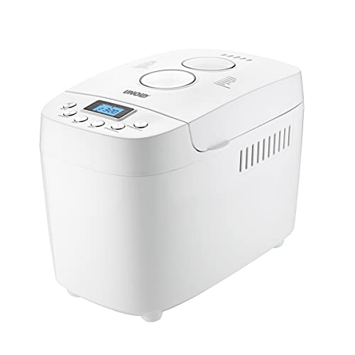 UNOLD 68520 BACKMEISTER Big White für bis zu 1.500g Brot, mit 15 Programmen für glutenfreies Brot, Timerfunktion, Waremhaltefunktion, LCD Display von Unold