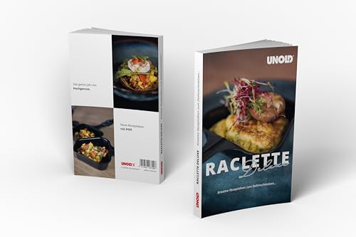 Unold 487999 Raclette Buch Deluxe, Rezeptbuch mit 50 Rezepten von Unold