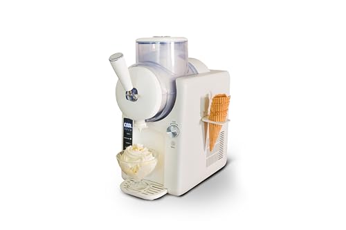 Unold 48950 Slush- und Softeismaschine Sofie mit Kompressor ca. 2 L 5 Programme für Slushies, Softeis Frozen Cocktails, Milchshakes in 30 min kein Eis notwendig Behälter spülmaschinengeeignet von Unold
